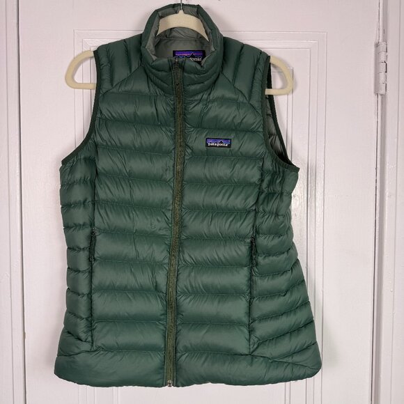 Patagonia Women’s Down Sweater Vest – Green (Size L) - Picture 1 of 5